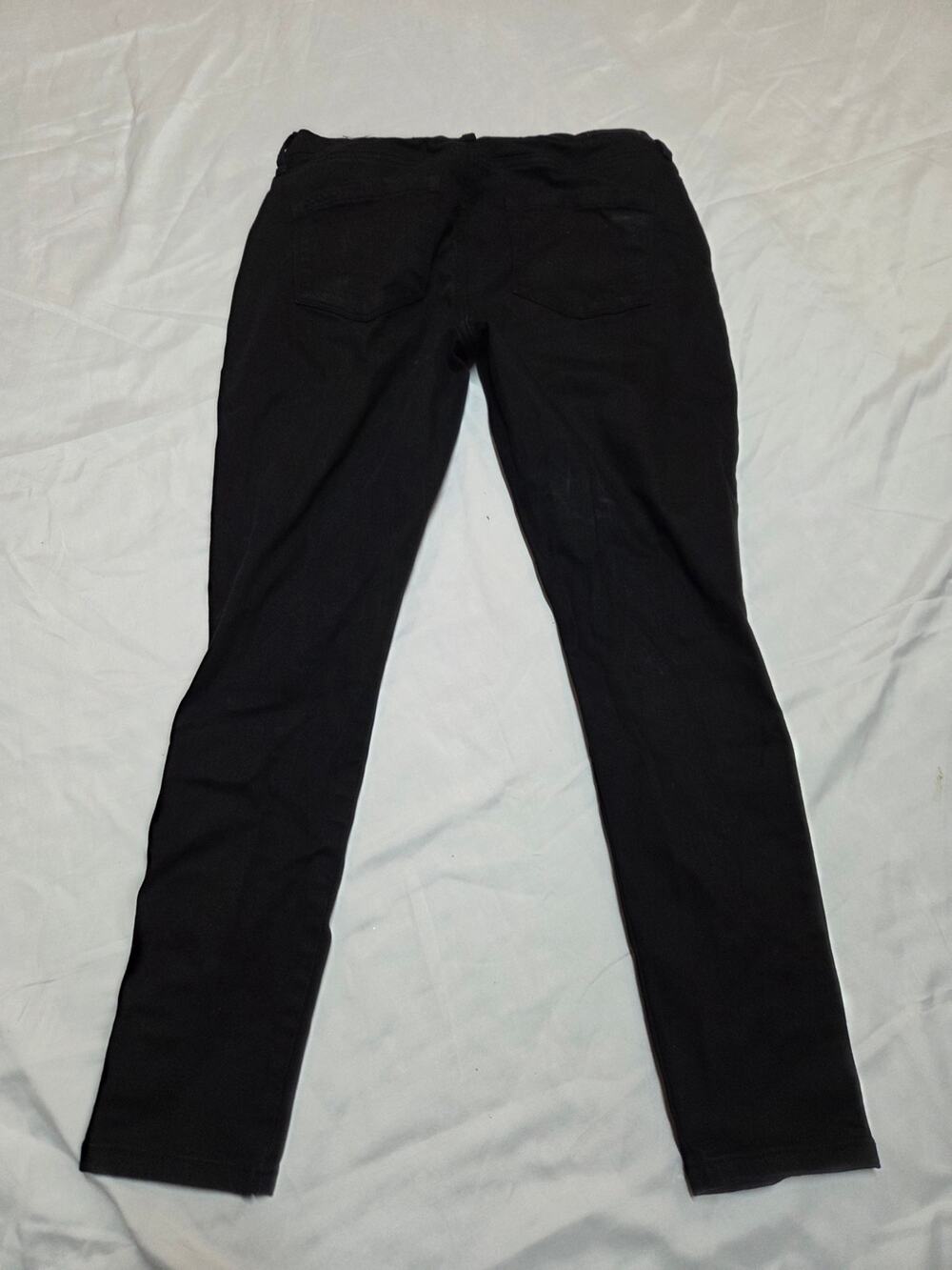 Blank NYC Black Slim Jeans with Branded Button